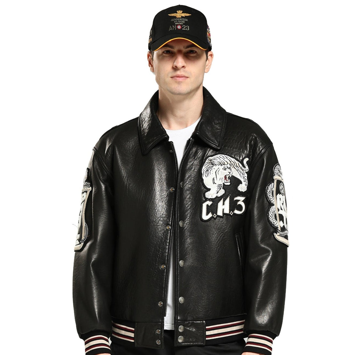 AvirexflightsuitA-2LeatherJacket-tigerembroideredjacket