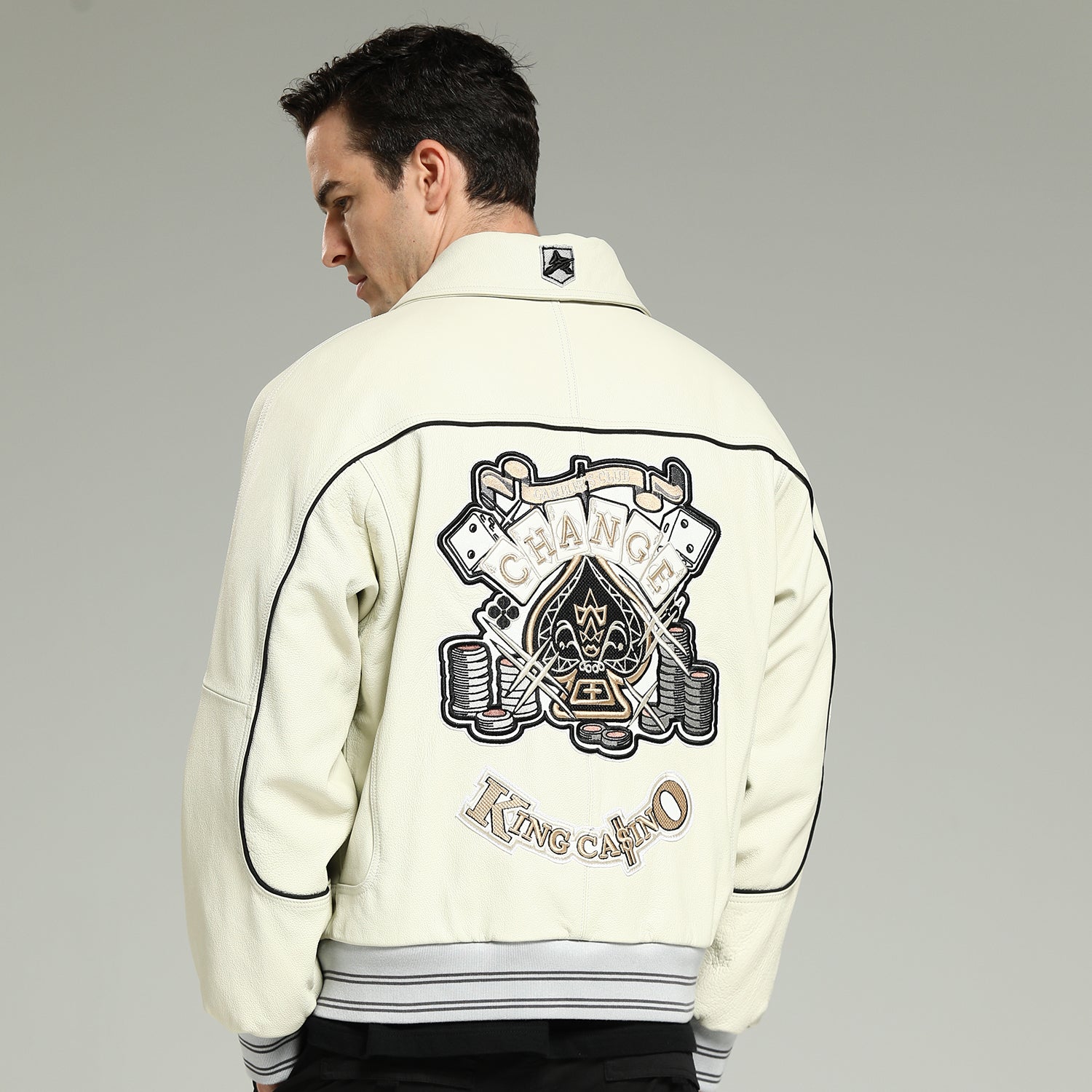 KingCasinoLeatherJacket-White