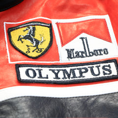 MotorcycleJacket-FerrariF1LeatherJacketLeftChest