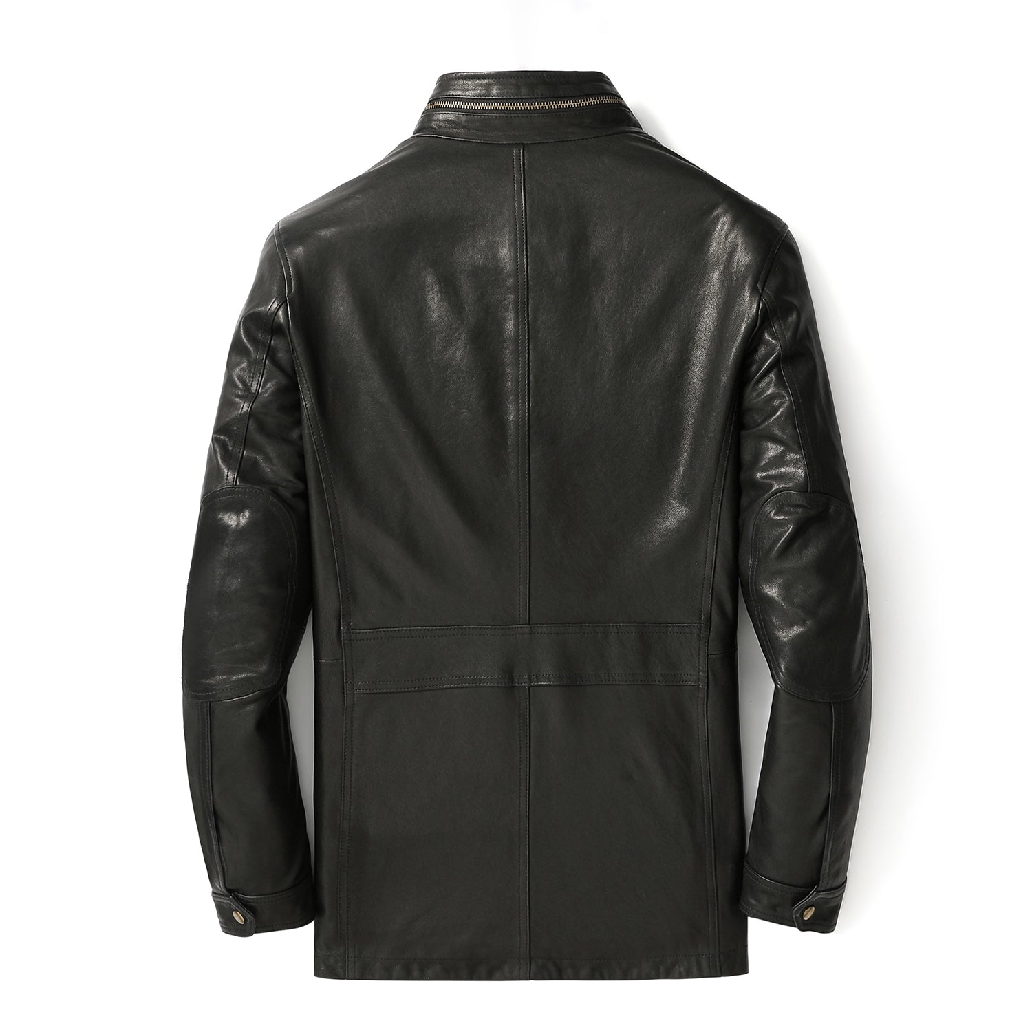 MotorcycleJacket Men sLongBlackMotorcycleJacketBack