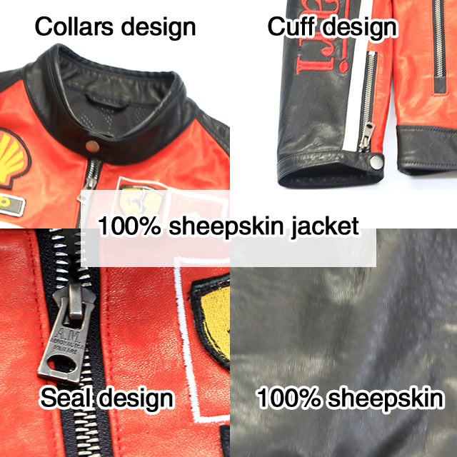 Motorcyclejacket ferrarif1leatherjacketdetaileddescription